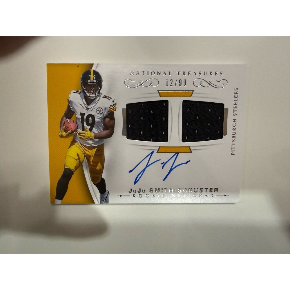2017 Panini National Treasures - Rookie Nfl Gear Signature Combos JuJu...
